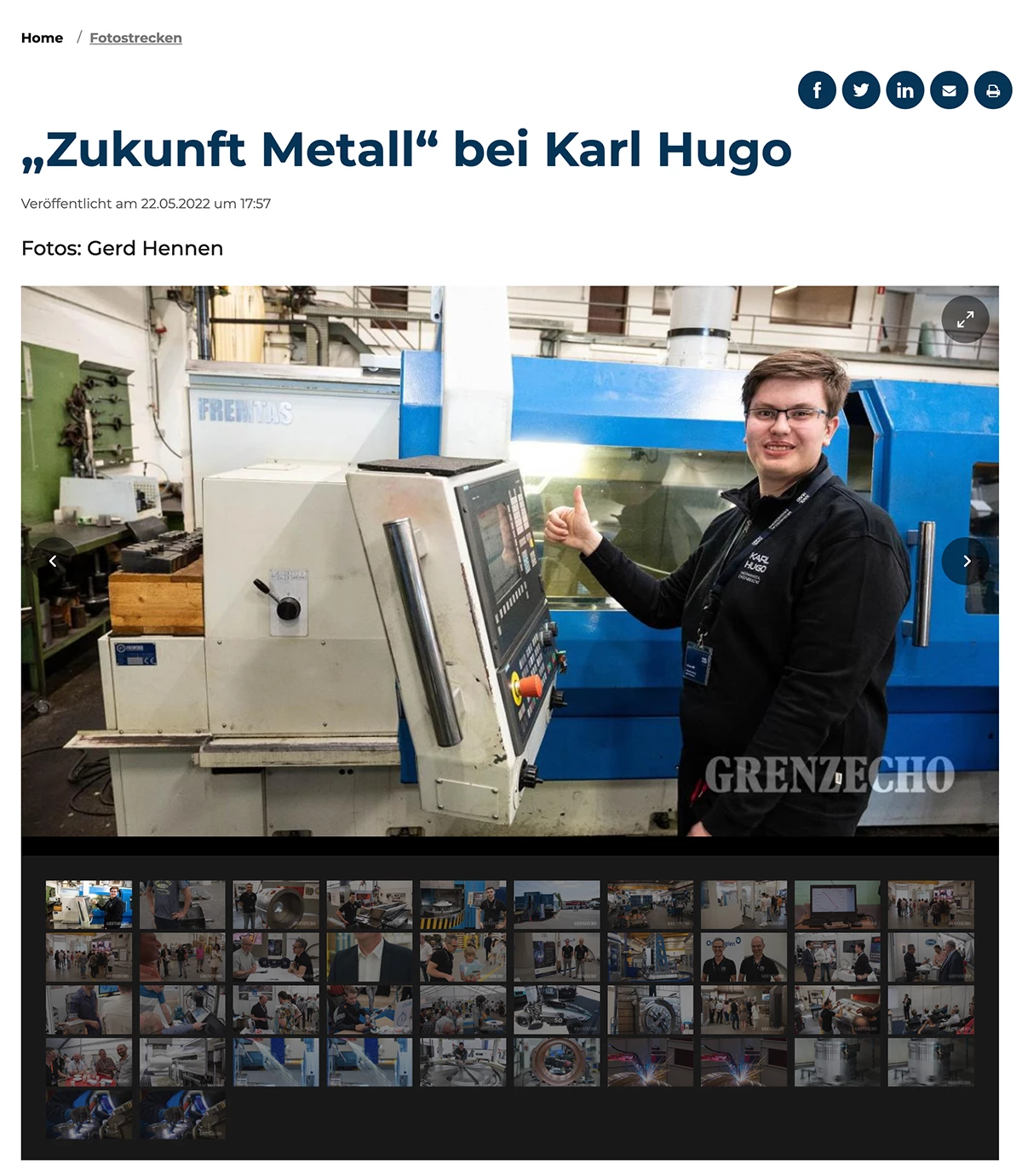 „Zukunft Metall“ bei Karl Hugo - Fotostrecken