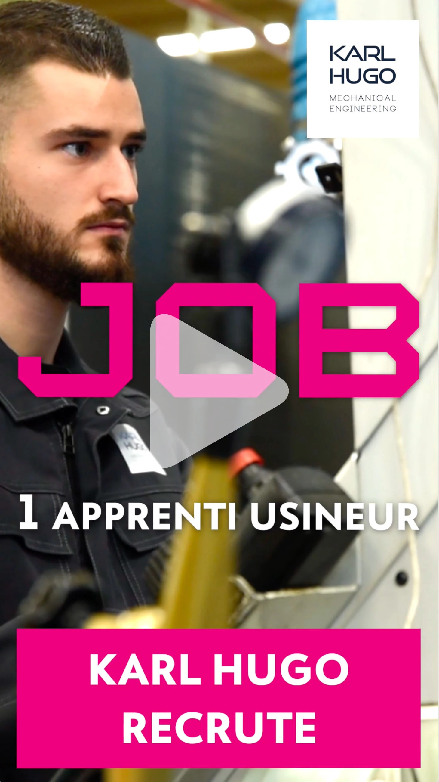 Tu veux devenir apprenti usineur ou soudeur chez KARL HUGO ? Rejoins-nous !