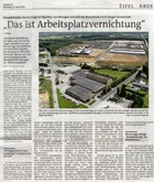 Das ist Arbeitsplatzvernichtung