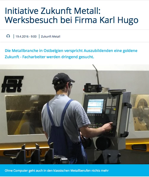 Initiative Zukunft Metall: Werksbesuch bei Firma Karl Hugo